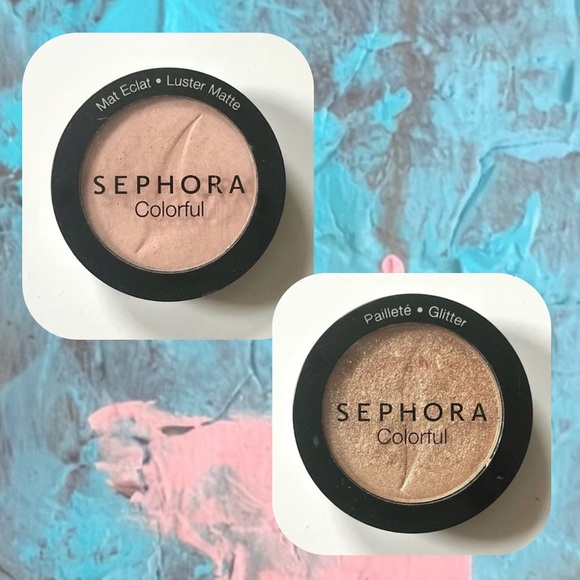 🏷️ Sephora lasting eye shadow set of 2 deser rose & good fortune cookie - Picture 3 of 9